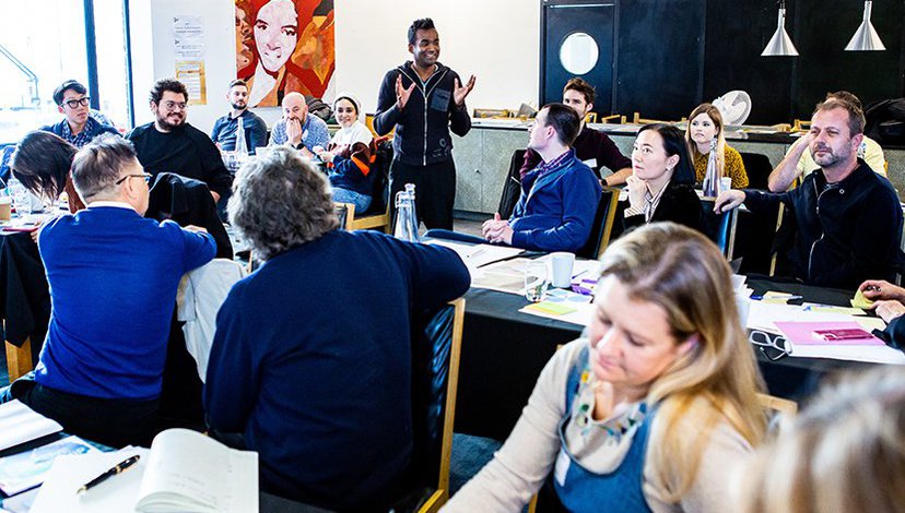 Creative Leadership open Masterclass at the RCA, 2019 (photo: Adam Hollingworth)