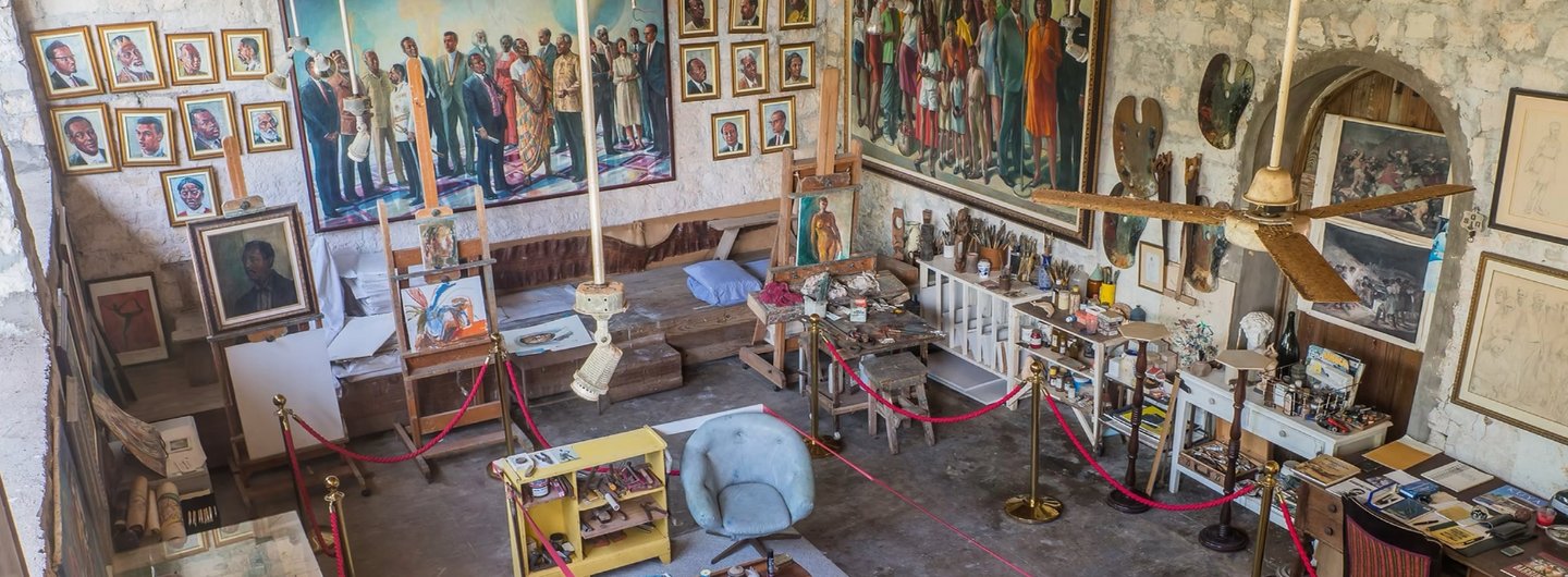 Barrington Watson's studio in Orange Park Estate