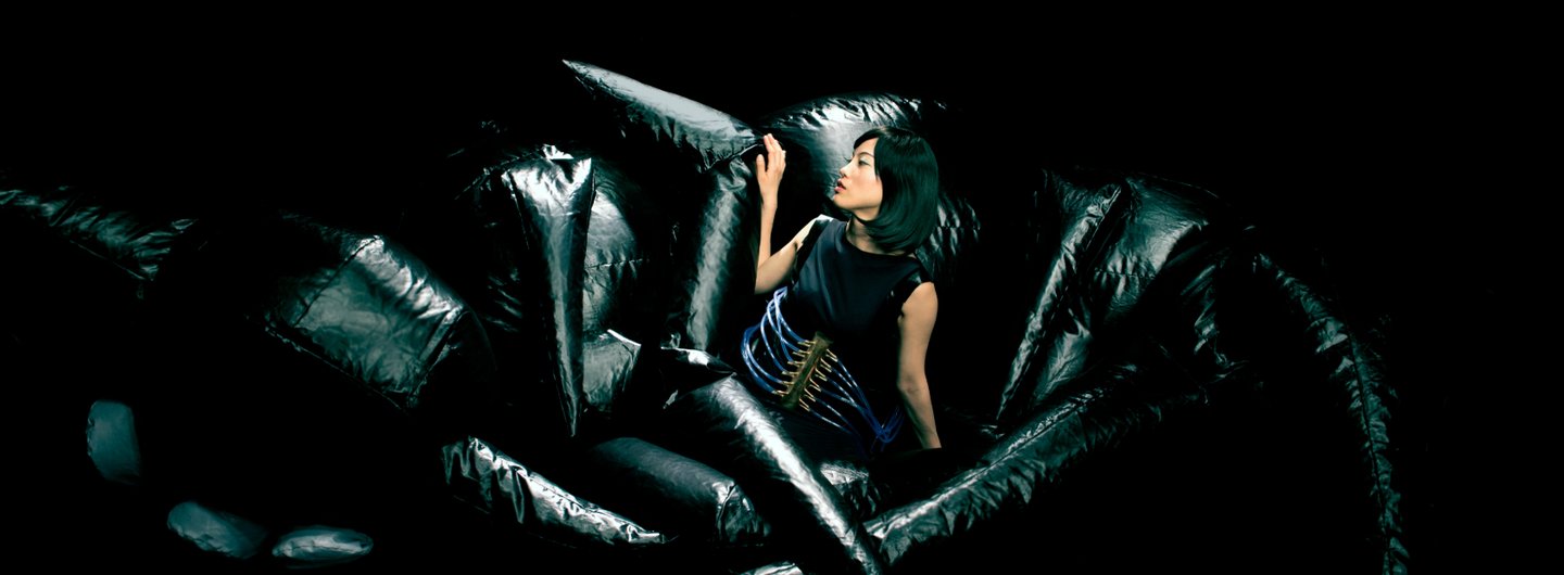 Maki Takato during a performance