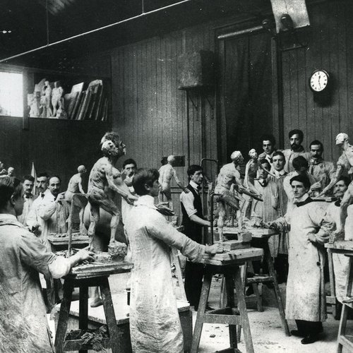 Sculpture department, 1905