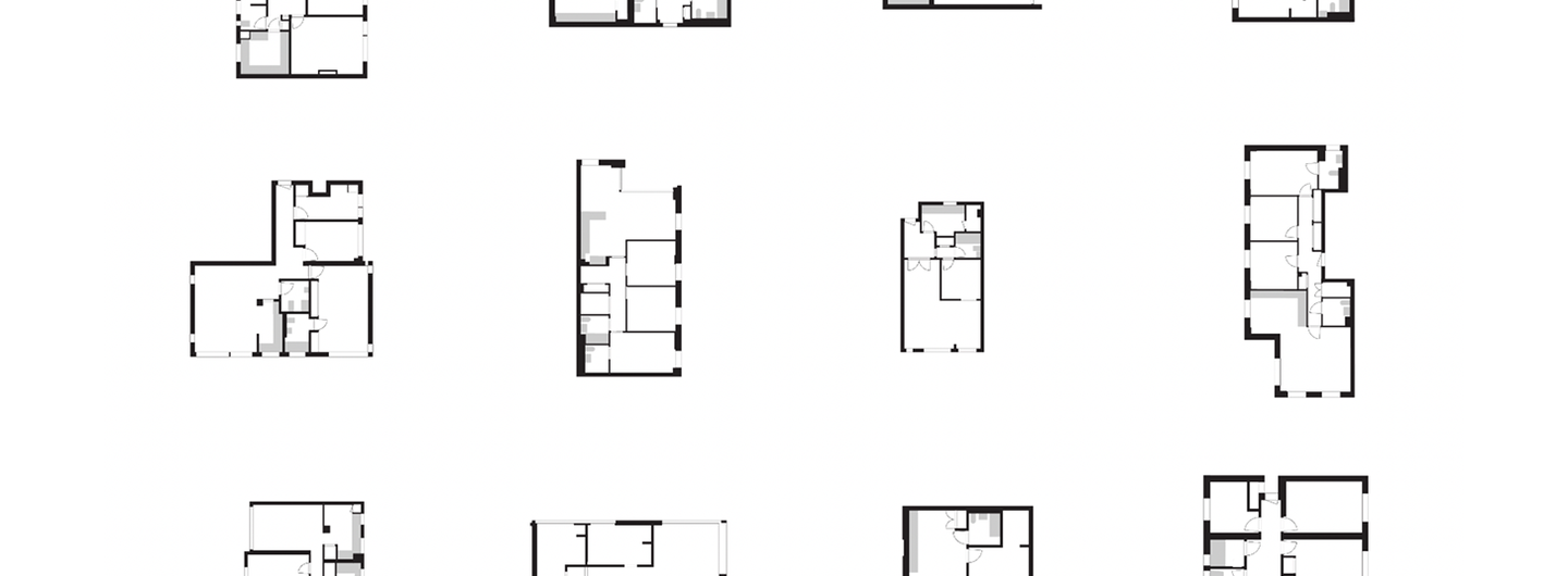 Floor plans from London’s existing housing stock