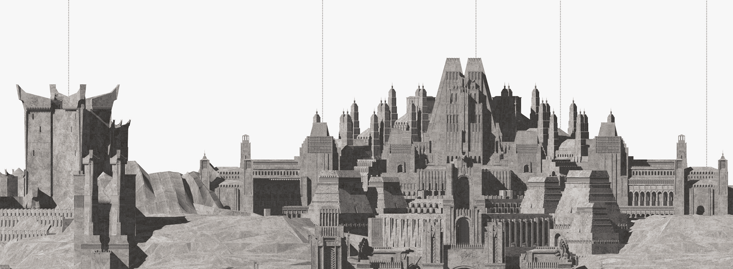 Model of Old Valyria | House of the Dragon - Beth Elen Roberts